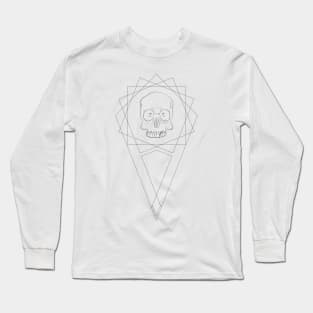 Geometrical Skull Long Sleeve T-Shirt